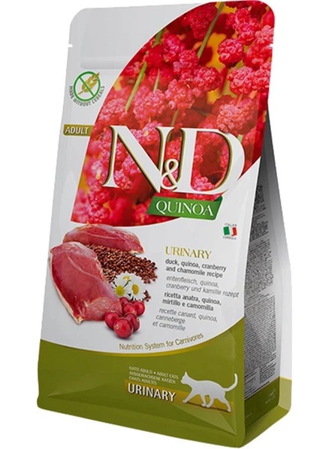 فارمينا طعام الكلاب الجاف N&D Farmina N&D Quinoa Formula Urinary - نكهة البط، وزن 1.5 كجم - Image 1