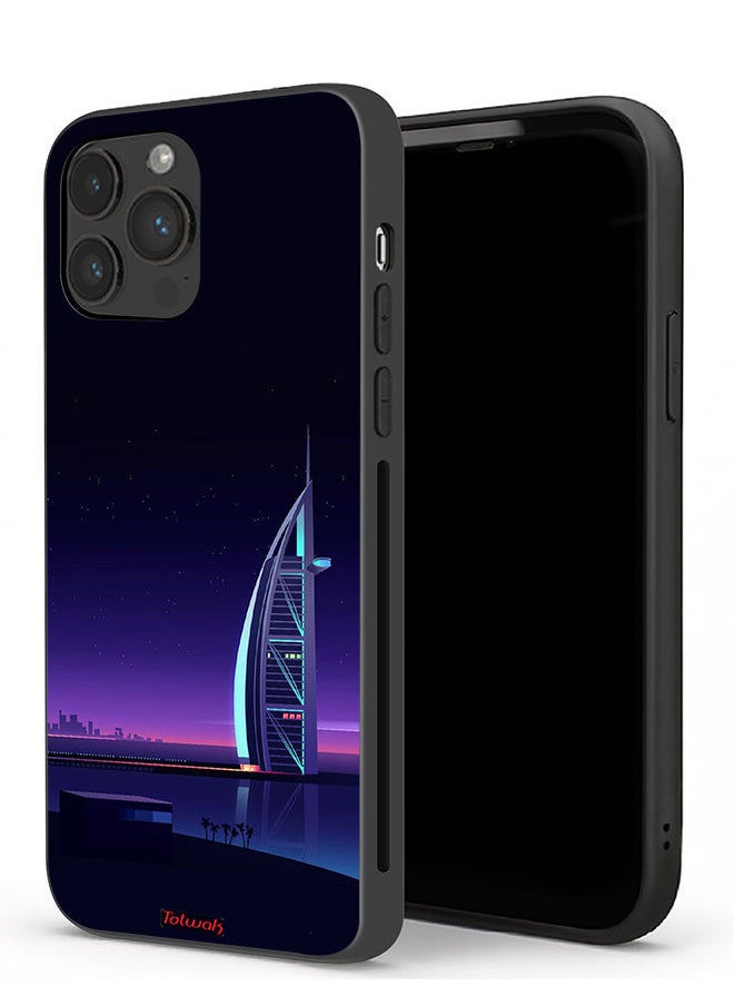 Tolwak Apple iPhone 13 Pro Protective Case Burj Arab Digital Art  - Image 1
