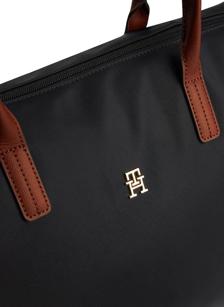 TOMMY HILFIGER TH Monogram Plaque Tote Bag