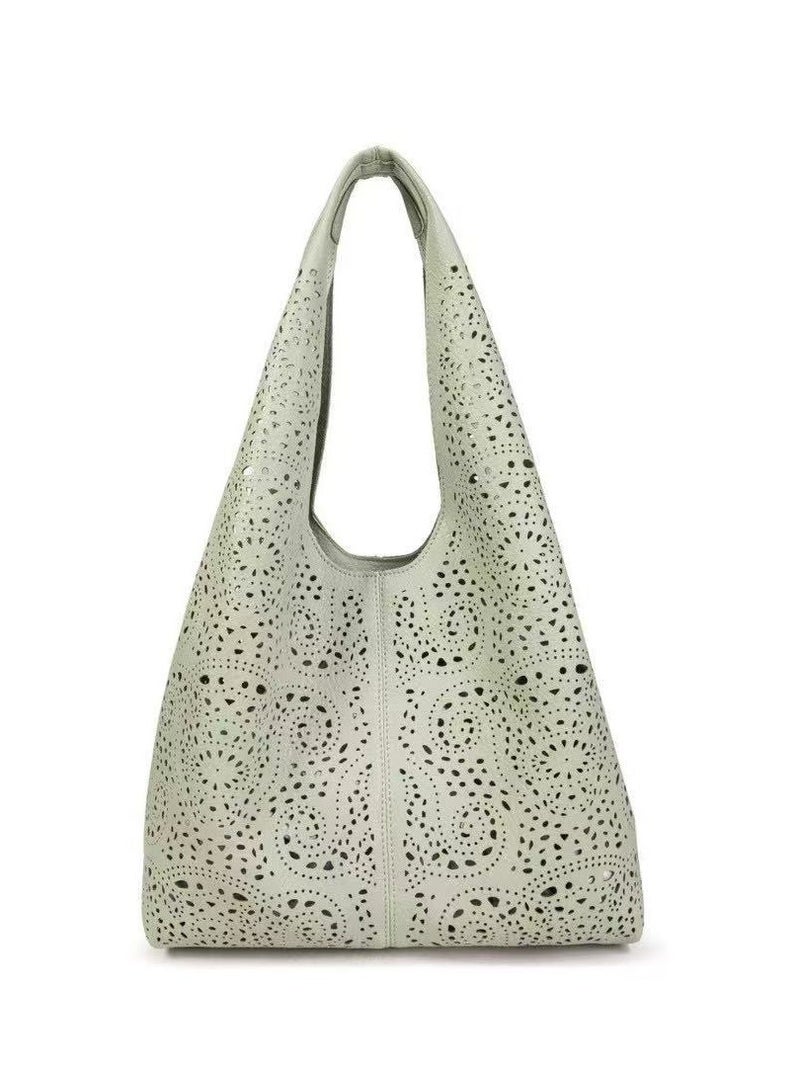 2025 Spring Retro Paisley Hollow Women'S Bag Casual Versatile Large Double Shoulder Crossbody Bag - Image 4