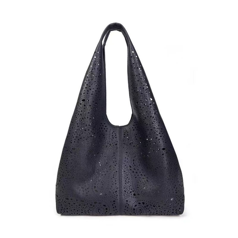 2025 Spring Retro Paisley Hollow Women'S Bag Casual Versatile Large Double Shoulder Crossbody Bag - Image 1