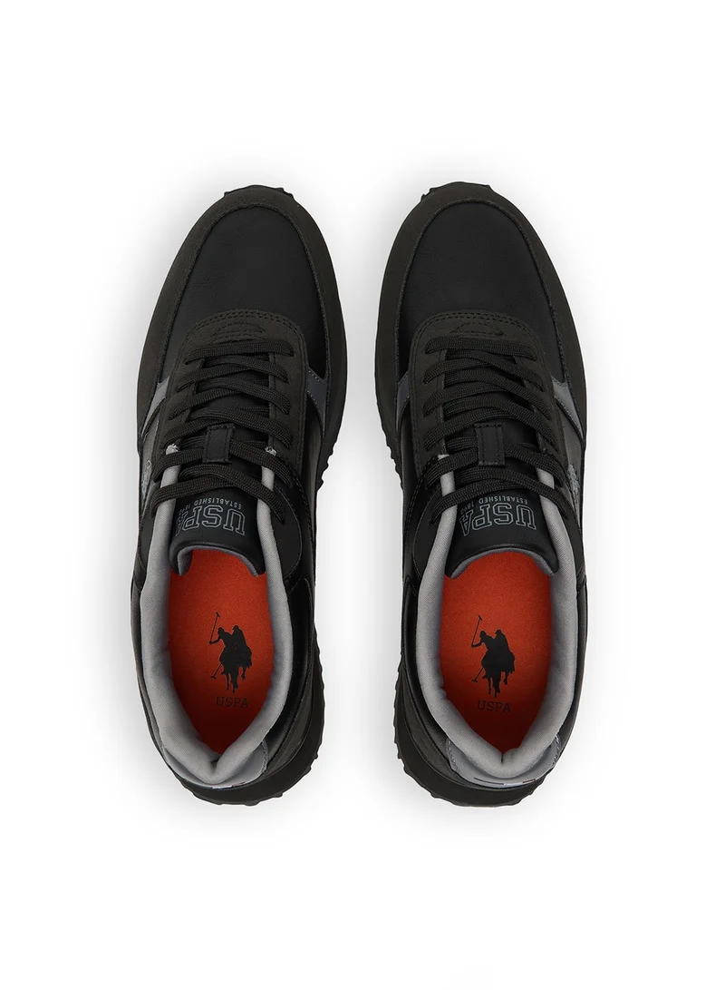 يو اس بولو اسن U.S. POLO ASSN. Men's Casual Sneakers in Black