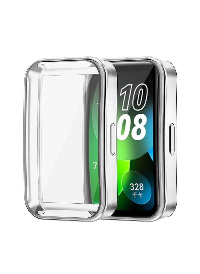 Generic - 3-Piece Huawei Band 10 Case, Protective Soft TPU Case for Huawei Band 10 Clear/Black/Silver - Image 1