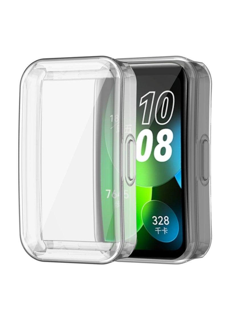 Generic - 3-Piece Huawei Band 10 Case, Protective Soft TPU Case for Huawei Band 10 Clear/Black/Silver - Image 1