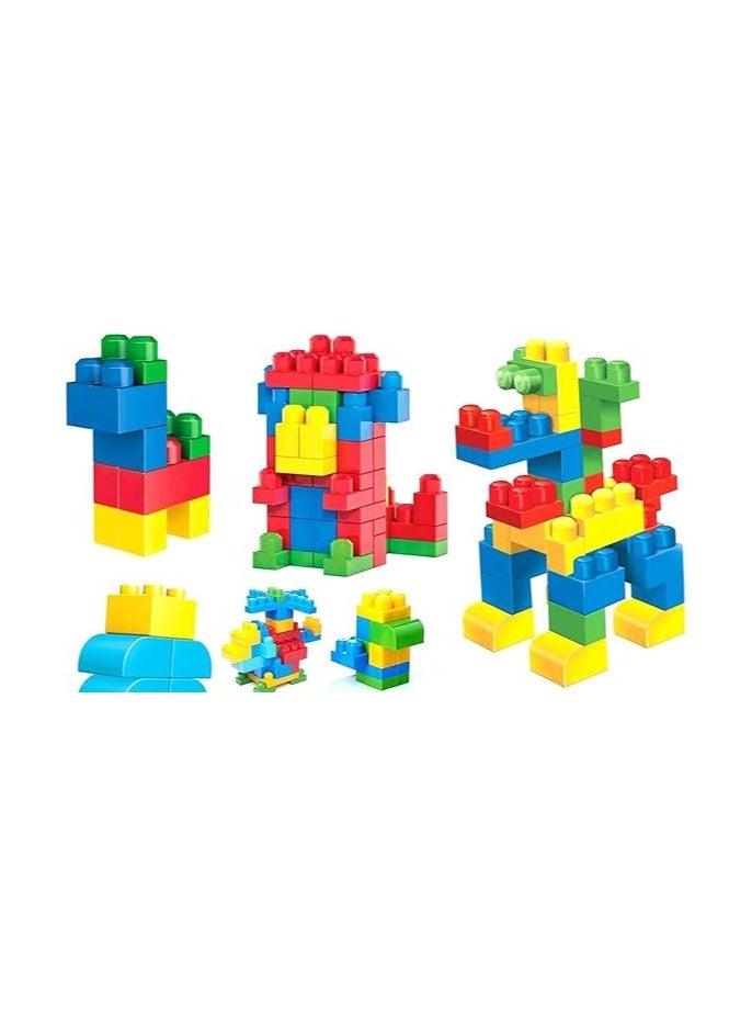 Blocks Bag - 110 Pieces - Multicolor, Plastic  - Image 2