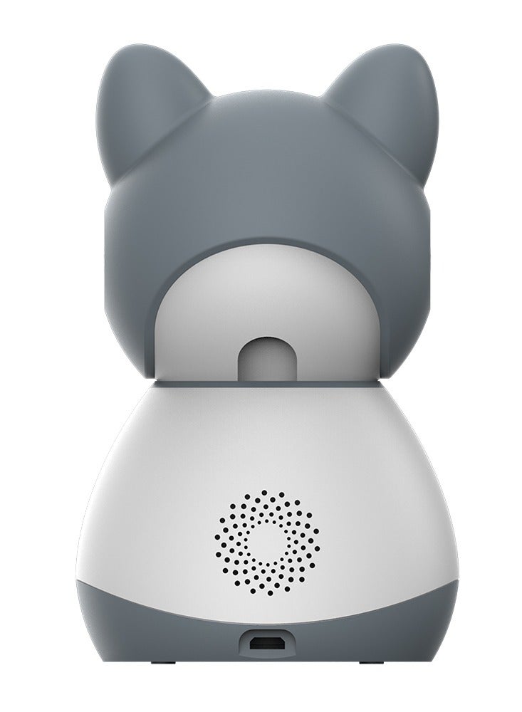 كروني جهاز مراقبة الأطفال Baby 1tm-1mn بشاشة LCD عالية الدقة مقاس 5 بوصات، مزود بكاميرا 3 ميجابكسل، وزاوية دوران 340 درجة وإمالة 50 درجة، وصوت ثنائي الاتجاه، ورؤية ليلية، وأغاني تهويدة، وكشف درجة الحرارة، ومكالمات فيديو بزر واحد، وبطارية 3000 مللي أمبير في الساعة - Image 2