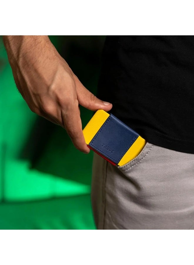 Trove Yellow and blue cardholder from Trove - Image 5