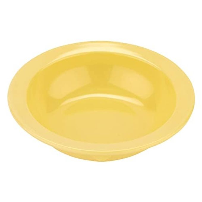 Get G.E.T. DN-335-Y Yellow 3.5 oz. Rimmed Bowl (Pack of 12) - Image 1