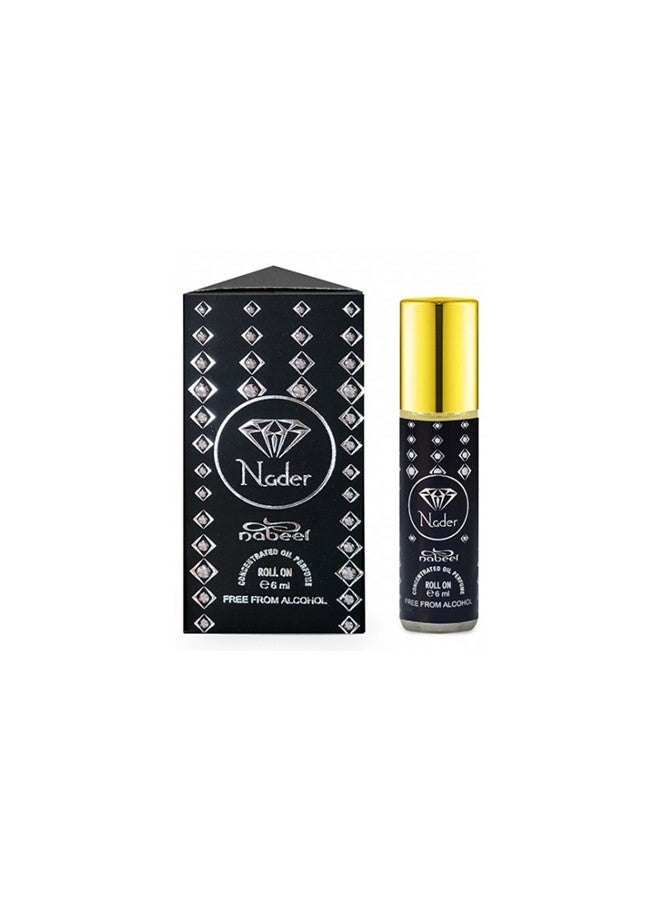 Nabeel Pack of 6 Nabeel Nader 6ml Roll On Concentrated Oil Perfume - Image 2