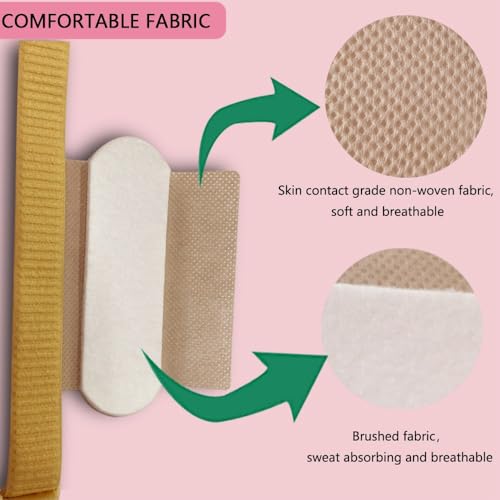 BUMOVE Bra Strap Cushion Fabric, BUMOVE Disposable Bra Strap Cushion Pads for Shoulder Pain Relief (Skin, 20 Pieces) - Image 5