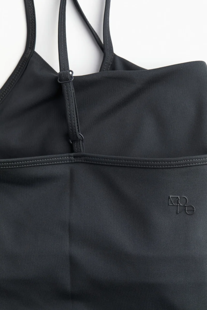 H&M DryMove™ Cropped sports vest top