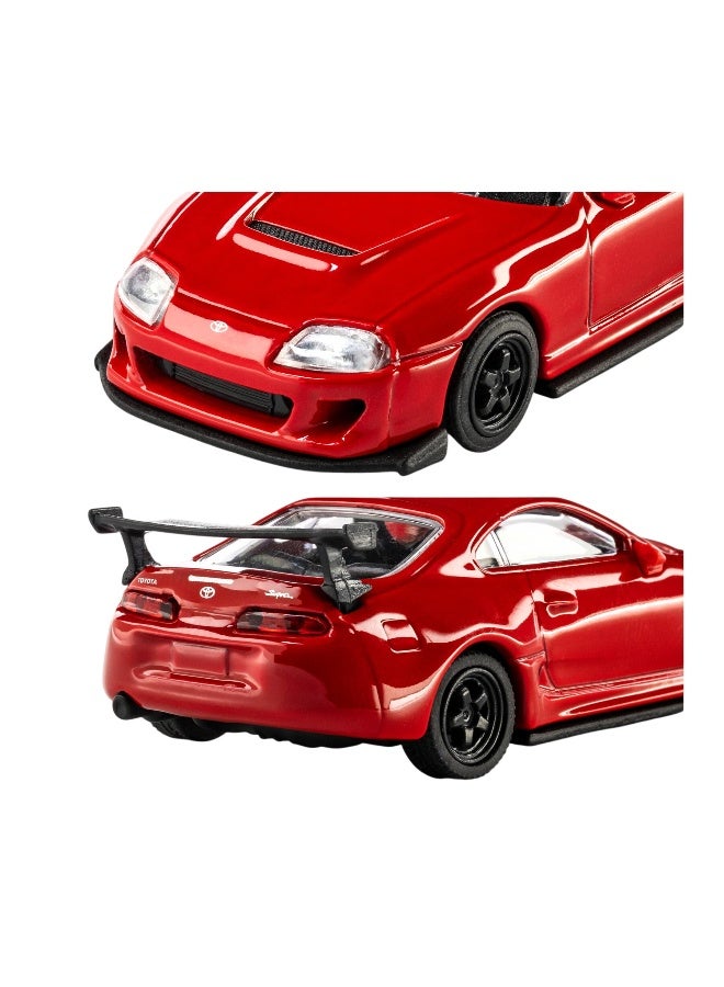 Majorette Metal Collection Series 1995 Toyota Supra Die-cast Car (1:64, Red) - Image 2