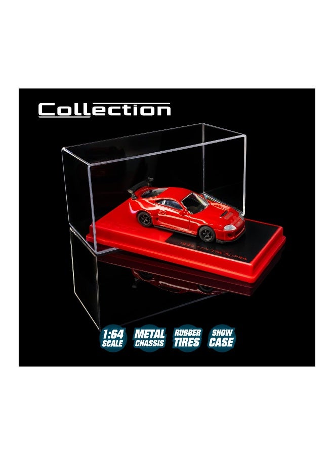 Majorette Metal Collection Series 1995 Toyota Supra Die-cast Car (1:64, Red) - Image 4