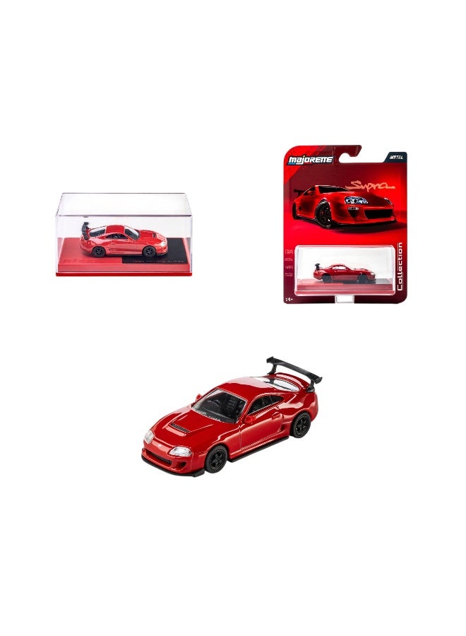 Majorette Metal Collection Series 1995 Toyota Supra Die-cast Car (1:64, Red) - Image 1