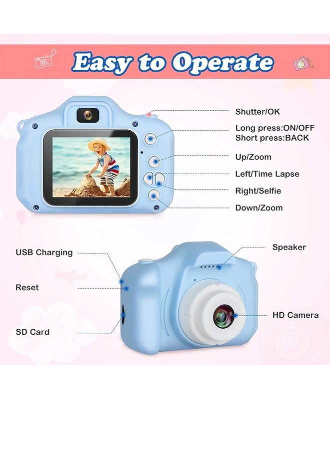 Generic Mini Room Toys Camera Digital Camera  for Kids Screen Camera Toy Kids Photography Camera Digital Camera Kids Playset Kids Camera Mini Camera Kids Toy Camera Small Cartoon Child(Pink)  - Image 4