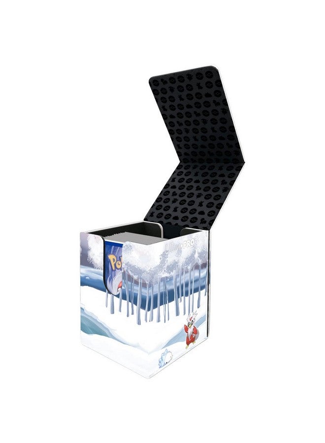 Ultra Pro Pokémon Gallery Series Frosted Forest Alcove Flip Deck Box Protect Your Collectible Trading Cards And Gaming Cards Holds Up To 100 Standard Size Cards Protective Magnetic Closure  - Image 4