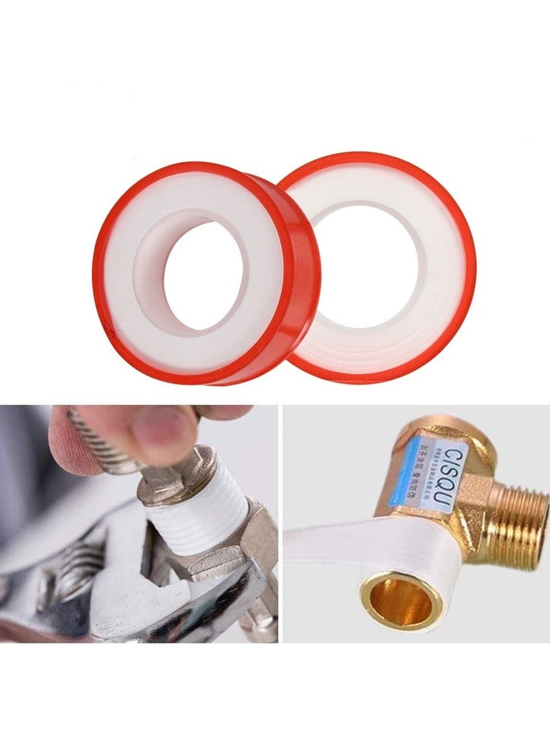 Teflon Tape, Thread Seal Tapes, PTFE Thread Seal Tape for Plumbers Sealant Tape for Leak Water Pipe Thread 3/4 inch x 395 inch (20 Pack/ White)  - Image 1