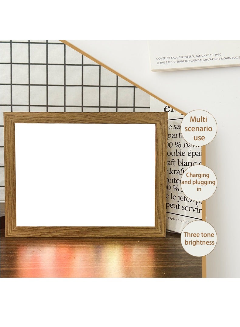 أنمي هجوم تيتان ميكاسا أكرمان وإيرين الخشب حامل مصباح الرسم ، أنمي ورقة قطع مصباح RGB زر التحكم 3 سطوع اللون قابل للتعديل مكتب مصباح الليل - Image 3