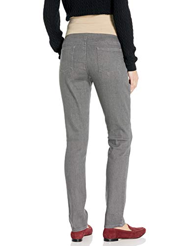 Three Seasons Maternity Women's Skinny Denim with Neutral Belly Band, Grey, M - Image 2