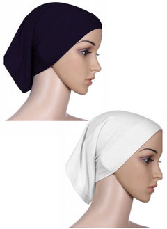 BEAUTY PLUS 2-Pieces Comfortable Classic Long Scarf Black And White  - Image 1