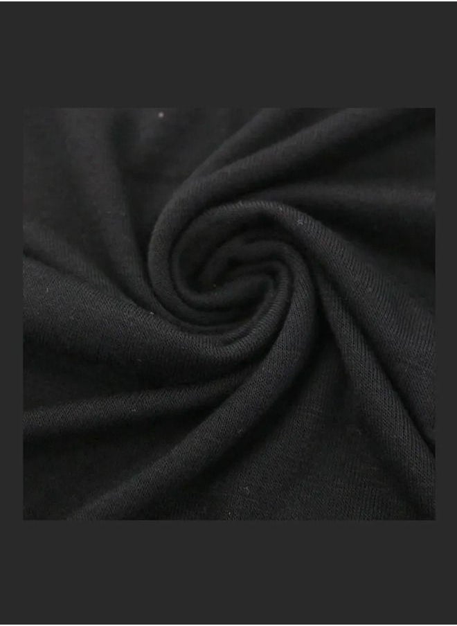 BEAUTY PLUS - 2-Pieces Comfortable Classic Long Scarf Black And White - Image 1