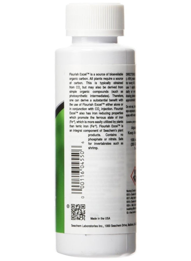 Seachem Flourish Excel Bioavailable Carbon - Organic Carbon Source for Aquatic Plants 100 ml - Image 2