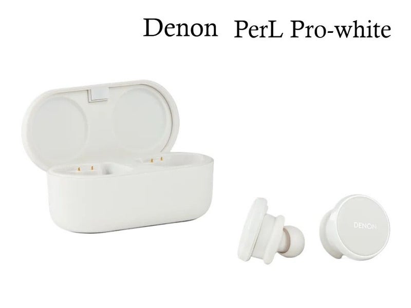 Denon PerL Pro True Wireless Hifi In-Ear Earbuds, Bluetooth 5.3, Noise Cancelling, Long Battery Life, White - Image 1
