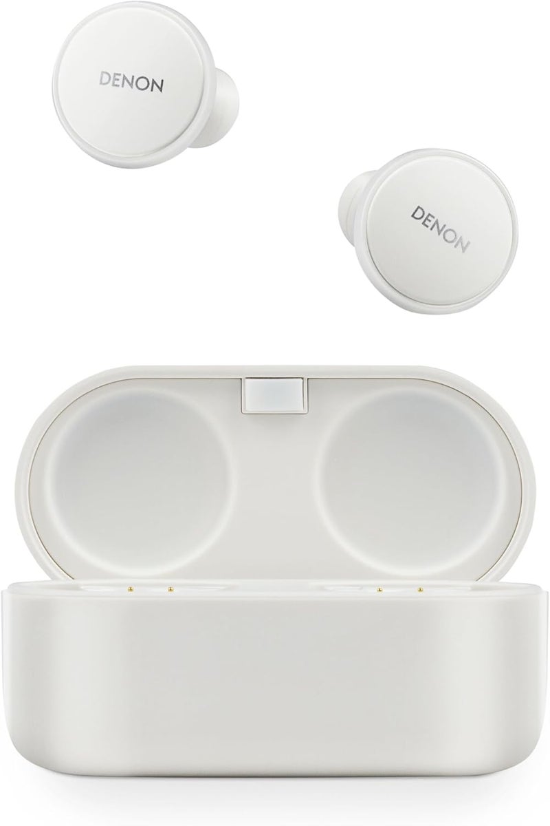 Denon PerL Pro True Wireless Hifi In-Ear Earbuds, Bluetooth 5.3, Noise Cancelling, Long Battery Life, White - Image 2