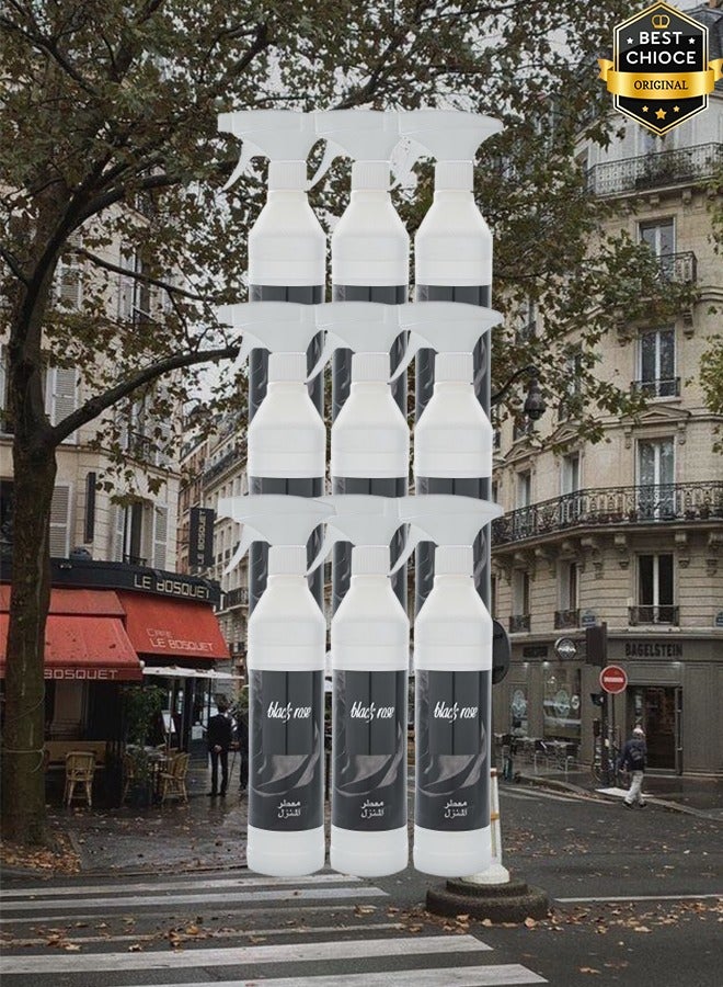 Banafa 9 Pieces Black Rose Air Freshner 500ml - Image 1