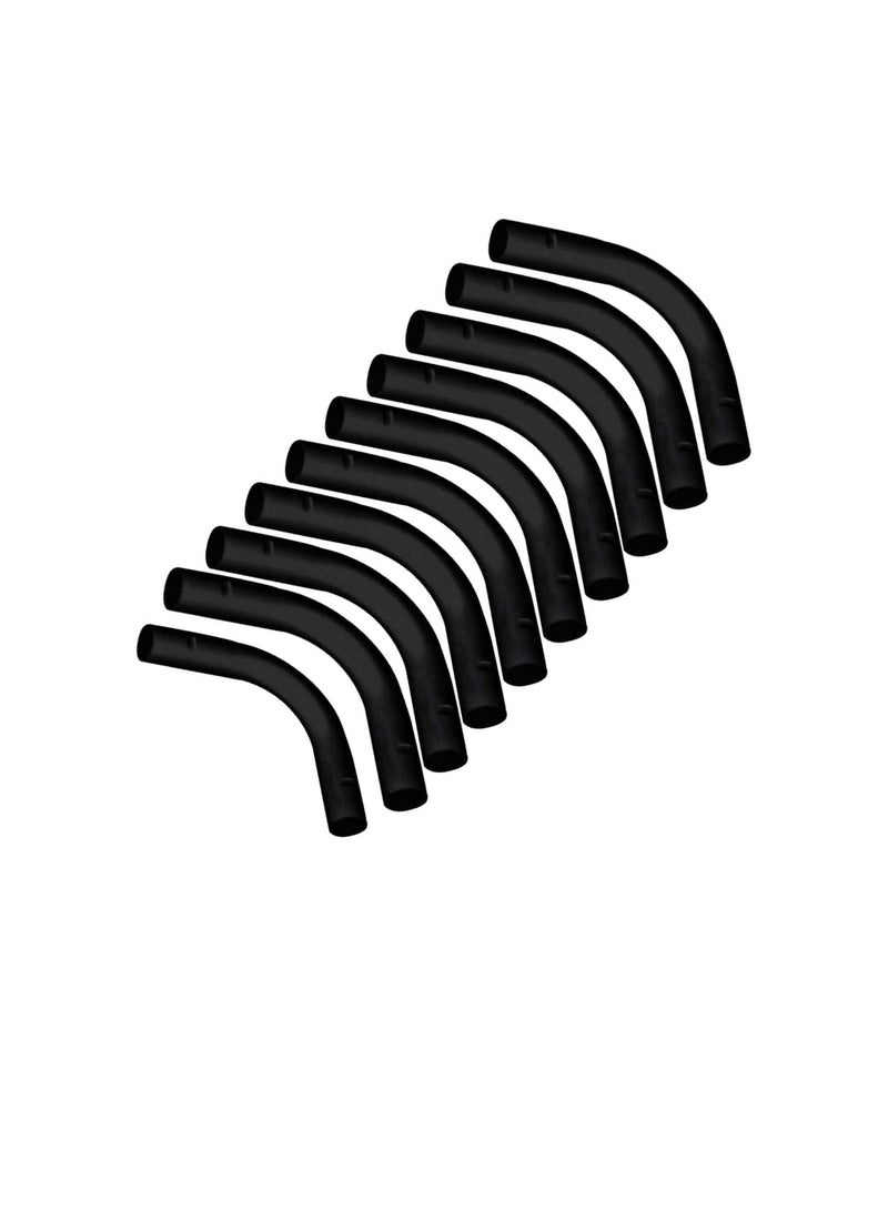 PVC Electrical Conduit Pipe & Fittings for Indoor and Outdoor Electrical Wiring and Cabling (Pack of 10) (32mm, Long Bend) - Image 1