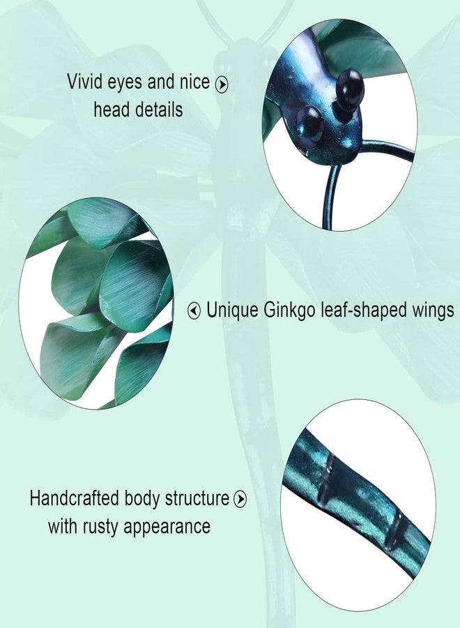 LIFFY Metal Dragonfly Wall Decor Handmade - Outdoor Metal Wall Art Decor for Patio Garden Fence Living Room, Bedroom, Dragonfly Gifts - Image 3