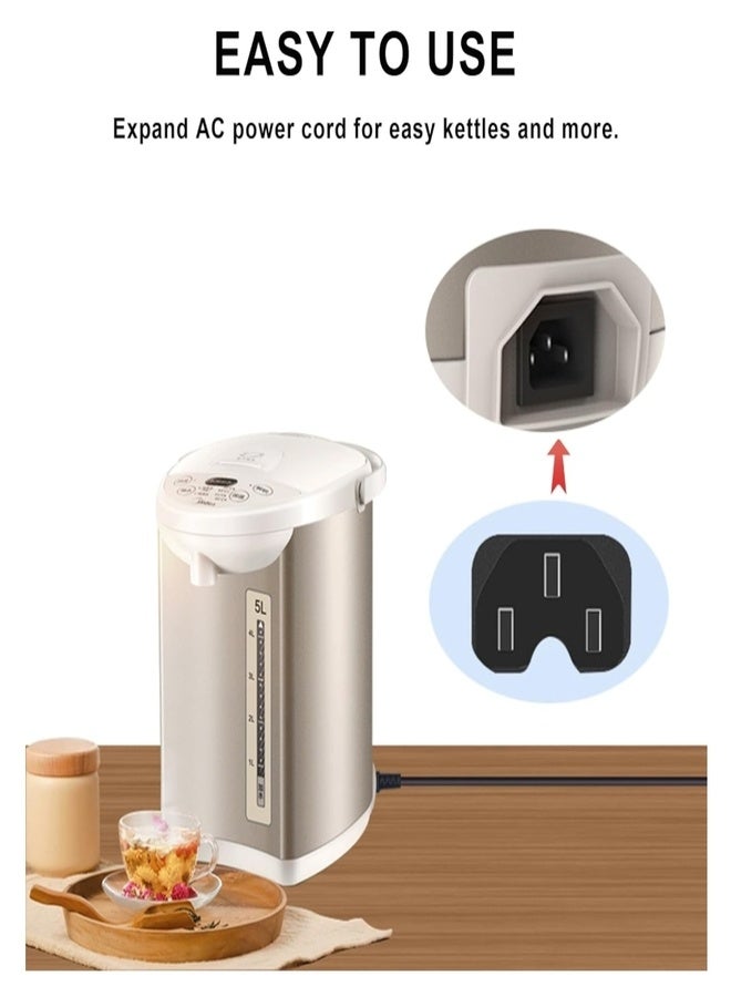 Power Extension C14 Male to C15 Female Heavy Duty Computer Power Cable 1.5 Mtr - Image 3