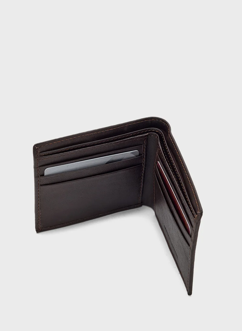Robert Wood Genuine Leather Bi-Fold Wallet