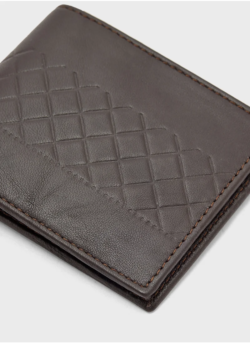 Robert Wood Genuine Leather Bi-Fold Wallet