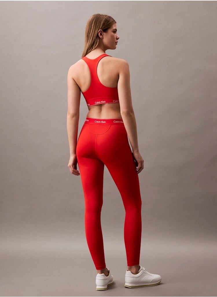 CALVIN KLEIN Women's 7/8 Gym Leggings - Polyester, Orange  - Image 2