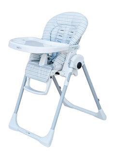 Peg Perego Prima Pappa Follow Me  Highchair for Kids, Suitable from 0 Months to 3 Years-Linear Grey  - Image 1