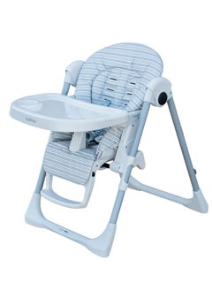 Peg Perego Prima Pappa Follow Me  Highchair for Kids, Suitable from 0 Months to 3 Years-Linear Grey  - Image 5