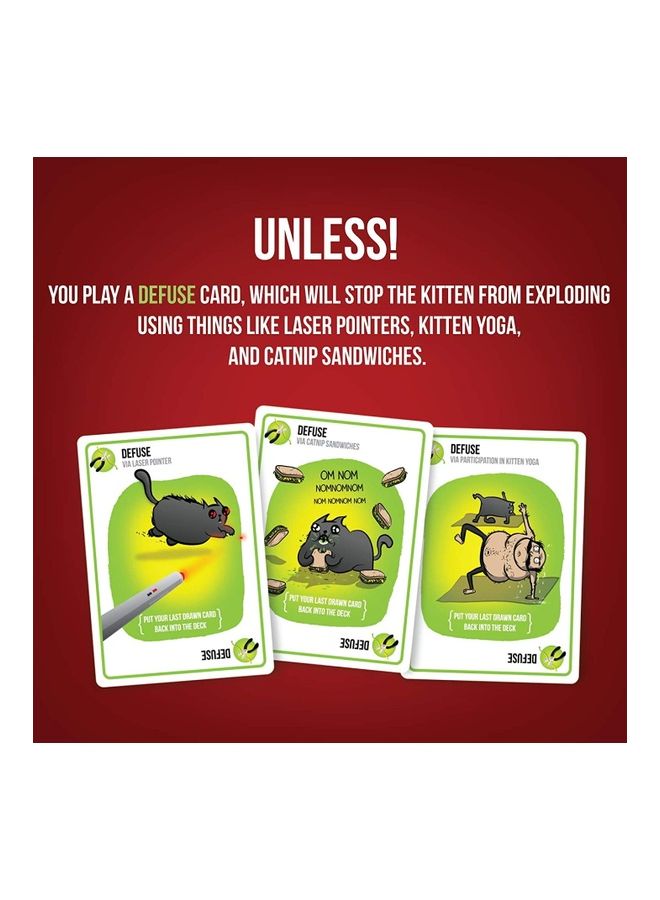 NIBEMINENT Exploding Kittens Card Game - Image 3