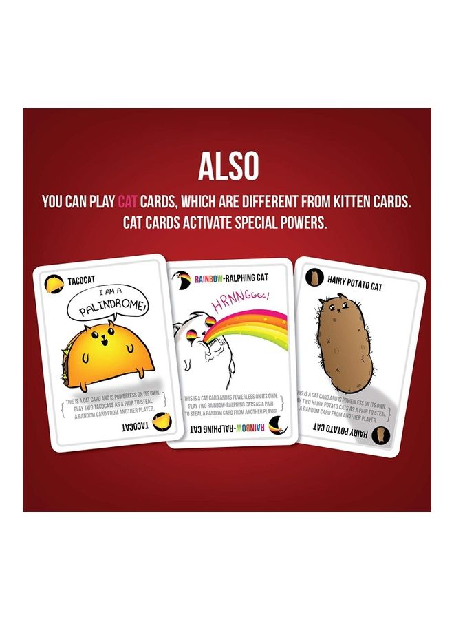 NIBEMINENT Exploding Kittens Card Game - Image 4