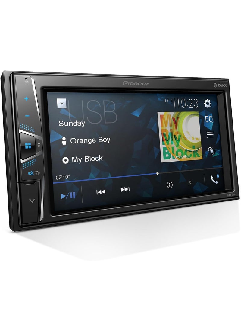 Pioneer Pioneer DMH100BT 62 DoubleDin Digital Media Receiver  Bluetooth Touchscreen Hands Free Calling Rear Camera Input  - Image 1