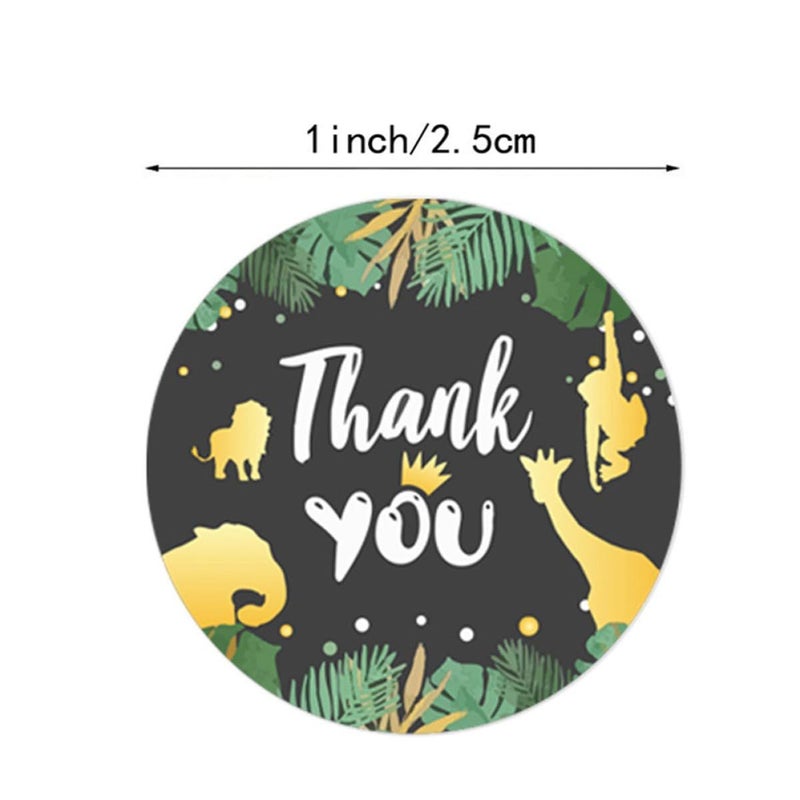 3 Rolls Self Adhesive Thank You Stickers Strong Adhesive Envelope Sealing Labels For Business Wedding Party Decor - Image 3