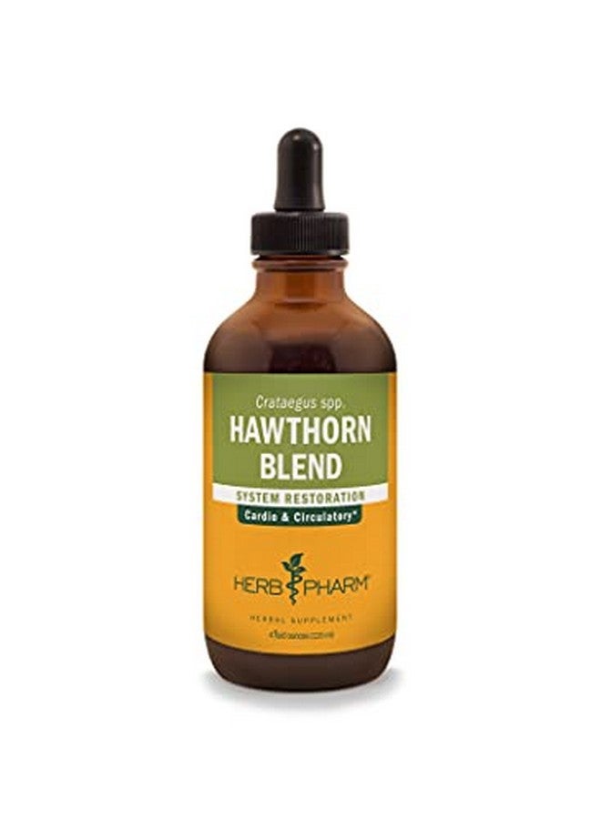 HERB PHARM مستخلص سائل من خليط الزعرور لدعم القلب والدورة الدموية 4 أونصة - Image 1