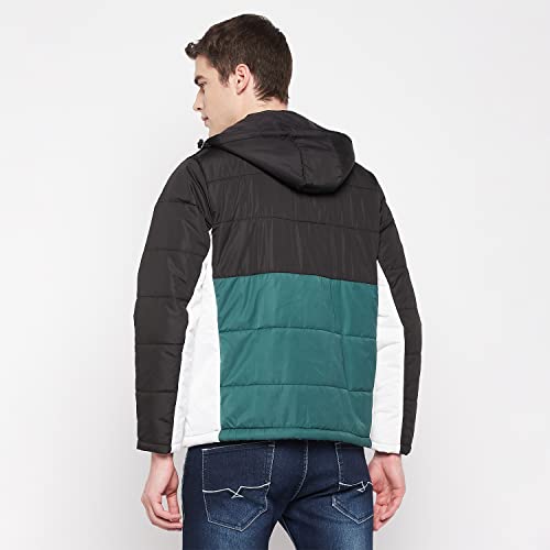 Duke Stardust Men Full Sleeve Hooded Jacket (SDZ1079_Forest Green_L) - Image 3