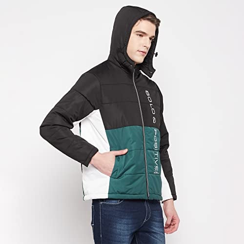 Duke Stardust Men Full Sleeve Hooded Jacket (SDZ1079_Forest Green_L) - Image 2