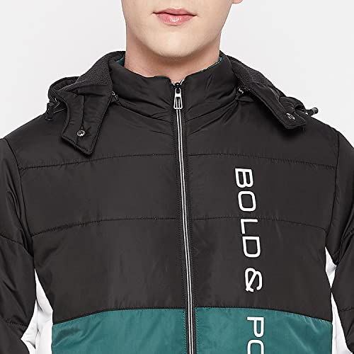Duke Stardust Men Full Sleeve Hooded Jacket (SDZ1079_Forest Green_L) - Image 5