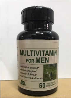 Multivitamin for Men  Complete Mens Multivitamins  Multiminerals with Vitamin A C D B12  Iron  More Essential Vitamins for Men  Mens Vitamins for Energy Focus and Mens Health 60 Tablets