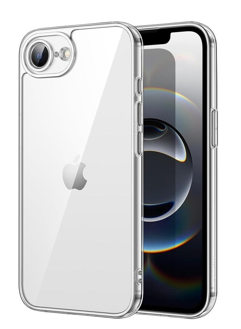 TIGER iPhone 16e 6.1-Inch Clear Case, Shockproof & Anti-Yellowing Transparent Cover, Scratch-Resistant Slim TPU Protection, HD Crystal Clear Back, Lightweight & Wireless Charging Compatible - Image 1