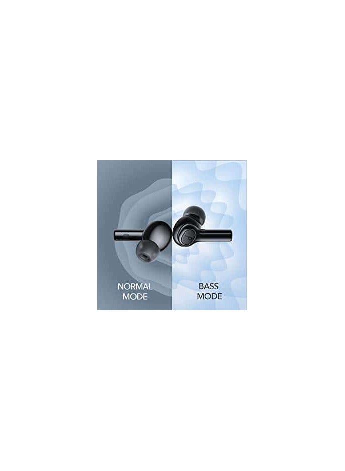 True Wireless Earbuds Fast Charge, 25H Playtime Easy Pairing USB-C Cable – Black - Image 4