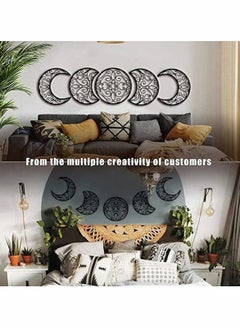 Moon Decoration Wall Decoration, Art decoration Hanging, Boho Bedroom Decor Home (Black, 5 Pieces) - pzsku/Z4F113EA1A6D8B0070C87Z/45/_/1671025412/fb359c33-ad59-4670-8944-1af7dbd801f7