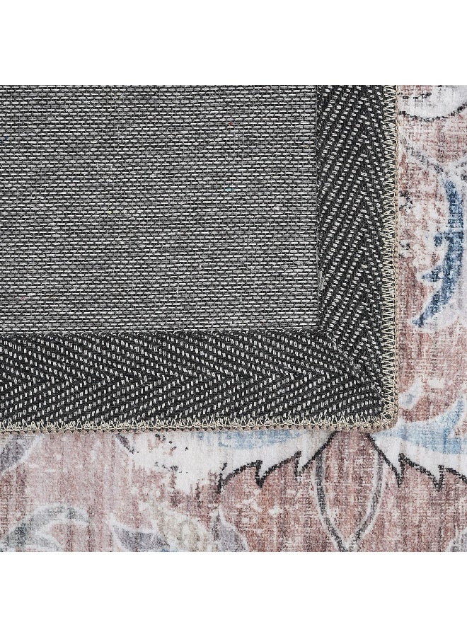 Home Box Ontario Aida Stripes Printed Flannel Rug - 110x160 cm  - Image 5